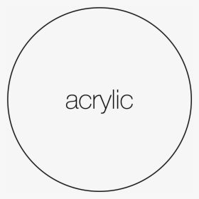 Attribute Material Acrylic - Circle, HD Png Download, Transparent PNG