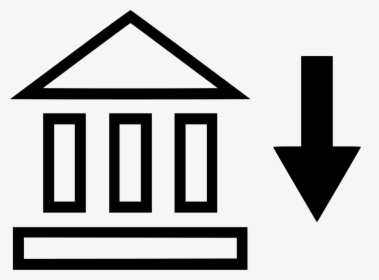 Banking Bank Loan Arrow Down Interest Rate - Bank Interest Rate Png, Transparent Png, Transparent PNG
