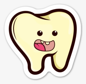 Tooth Sticker - Tooth Png Clipart, Transparent Png, Transparent PNG