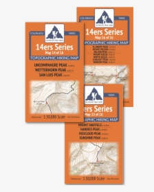 14ers Series San Juan Mountains Map Pack - Flyer, HD Png Download, Transparent PNG
