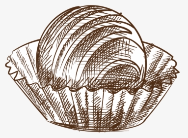 Hand Drawn Chocolate Truffle, HD Png Download, Transparent PNG