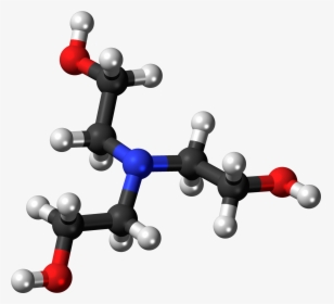 Triethanolamine 3d Ball , Png Download - Triethanolamine Molecule, Transparent Png, Transparent PNG