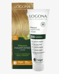 Herbal Hair Colour Cream 200 Copper Blonde - Logona Haarfarbe Kupferblond, HD Png Download, Transparent PNG