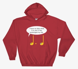 Prolonged Life Clever Music Note Hoodie - Hoodie, HD Png Download, Transparent PNG