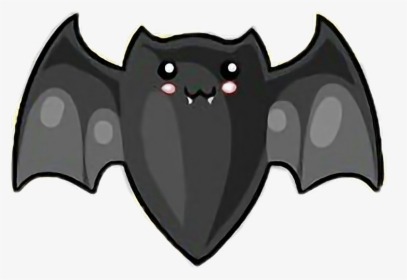 #halloween #nochedebrujas #bat #murcielago #negro #pipistrelli - Cartoon, HD Png Download, Transparent PNG