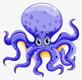 Lighthouse Clipart Octopus - Clipart Cartoon Sea Animals, HD Png Download, Transparent PNG
