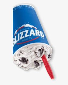 Upside Down Oreo Cookie Blizzard Cup - Dairy Queen Blizzard Precio, HD Png Download, Transparent PNG