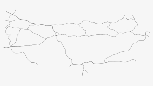 Transparent Roads Png - Map, Png Download, Transparent PNG