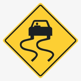 Sign With Car And Wavy Lines, HD Png Download, Transparent PNG