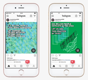 Iphone Instagram Mockup - Smartphone, HD Png Download, Transparent PNG