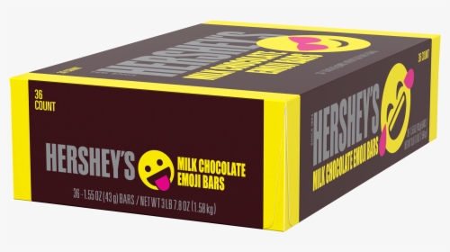Image Of Hershey S Milk Chocolate Emoji Bars, 36-pack - Box, HD Png Download, Transparent PNG