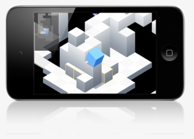 Edge Gameplay Mockup On Horizontal Ipod - Edge Mobile Game, HD Png Download, Transparent PNG