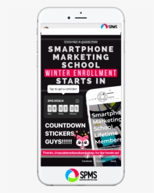 Market Your Launch With The Instagram Stories Countdown - Smartphone, HD Png Download, Transparent PNG