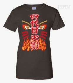 Naruto Hokage Ladies Tee Apparel Teepeat   Class - T-shirt, HD Png Download, Transparent PNG
