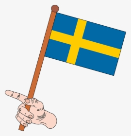 Flag, Flag Of Sweden, Sweden, Crown Flag, Graphics - Paper Swedish Flag, HD Png Download, Transparent PNG