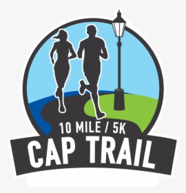 Cap Trail 10 Mile 5k Logo Vector No Date 01 - Virginia, HD Png Download, Transparent PNG