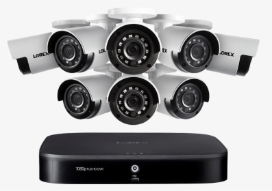 1080p Hd 8-channel Security System With Eight 1080p - Digital Video Recorder, HD Png Download, Transparent PNG