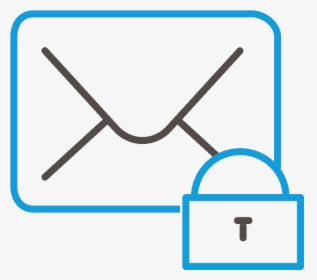 Illustration Of An Envelope With A Padlock Laid Over - Illustration, HD Png Download, Transparent PNG