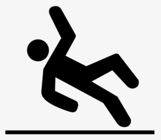 Slip And Fall Personal Injury Lawyer Falling - Man Falling Back Cartoon, HD Png Download, Transparent PNG