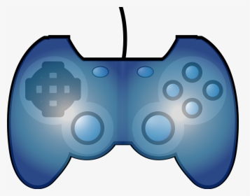 Blue Video Game Controller Clipart, HD Png Download, Transparent PNG