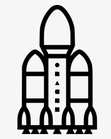 Rocket Falcon Heavy Spacex Svg Png Icon Free Download - Spacex Falcon Heavy Art, Transparent Png, Transparent PNG