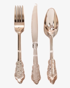Ornate Spoon And Fork Set, HD Png Download, Transparent PNG