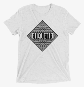 Etiquette 2019 01 Mockup Front Flat White Fleck Triblend - Ernie Ball T Shirt, HD Png Download, Transparent PNG