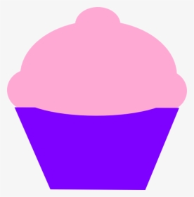Pink And Curple Cupcake Svg Clip Arts, HD Png Download, Transparent PNG