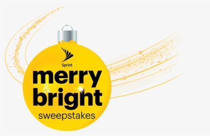 Sprint Merry & Bright Sweepstakes - Graphic Design, HD Png Download, Transparent PNG