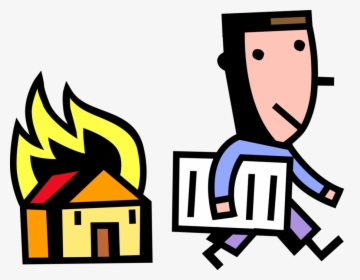 Vector Illustration Of Homeowner With House Insurance, HD Png Download, Transparent PNG