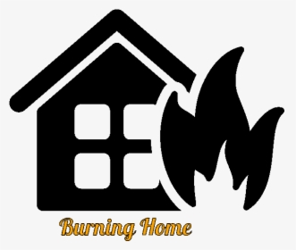 Burning House Png Icon, Transparent Png, Transparent PNG