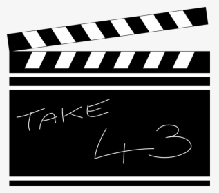 Film Clipart Clapperboard Film Cutting On Action - Rehearsal Icon, HD Png Download, Transparent PNG