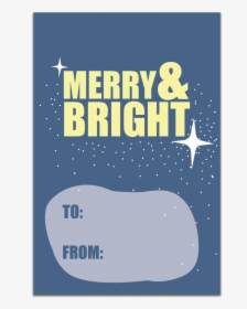 Merry And Bright Gift Tags, HD Png Download, Transparent PNG
