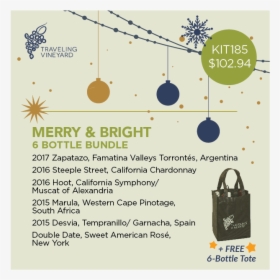 Merry & Bright - Handbag, HD Png Download, Transparent PNG