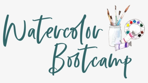 Watercolor Bootcamp Logo - Calligraphy, HD Png Download, Transparent PNG