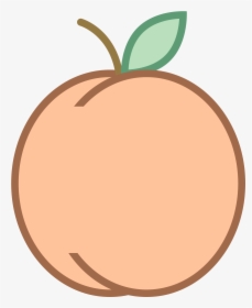 Peach Food Clip Art - Transparent Background Peach Art Png, Png Download, Transparent PNG