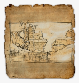 Treasure Map Sauravmoni Shadowfen Scrolls Picturesque - Shadowfen Treasure Map 6, HD Png Download, Transparent PNG