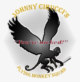 Flying Monkey Silhouette, HD Png Download, Transparent PNG