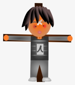 Crucified Jesus Anime Free Photo - Cartoon, HD Png Download, Transparent PNG