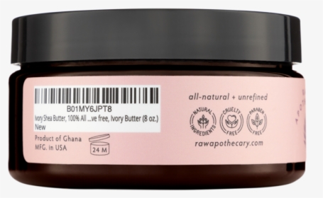 8 Oz Ivory Shea Butter Packaging Side With Upc - Cosmetics, HD Png Download, Transparent PNG