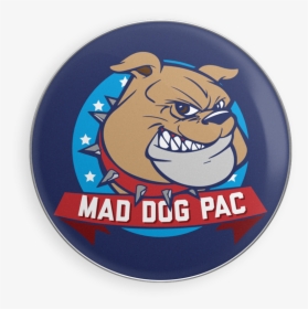 Mad Dog Enamel Pin , Png Download - Cartoon Mad Dog, Transparent Png, Transparent PNG