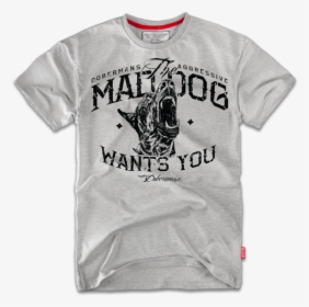 Da T Maddog2-ts69 Grey - Mad Dog T Shirt, HD Png Download, Transparent PNG