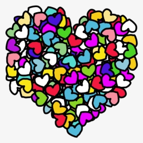 Rainbow Love Hearts, HD Png Download, Transparent PNG