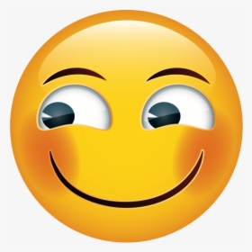 Mischievous Smile Emoji, HD Png Download, Transparent PNG