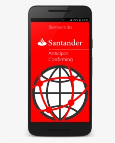 App Santander Confirming - Smartphone, HD Png Download, Transparent PNG