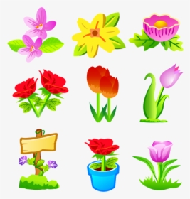 Flowers Icons Free Download, HD Png Download, Transparent PNG