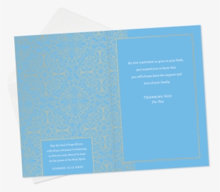 White Dove Confirmation Card For Son - Brochure, HD Png Download, Transparent PNG