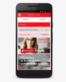 App Santander Confirming - Iphone, HD Png Download, Transparent PNG