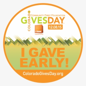 Colorado Gives Day, HD Png Download, Transparent PNG