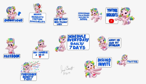 Twitch Badge Set - Cartoon, HD Png Download, Transparent PNG